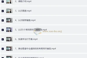 钢琴0基础速成视频课程