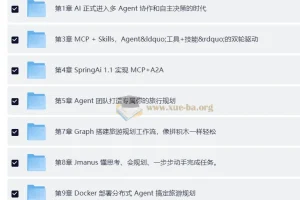 多 Agent+Skills+SpringAI 构建自主决策智能体（前11章）