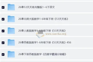 2026小初高教辅集