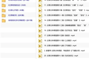 古筝轻松学精品教程套装