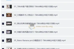 TikTok商业AI短片全流程实战