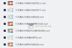 十三天通关高中历史