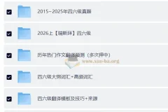 大学英语 四六级 复习资料包合集