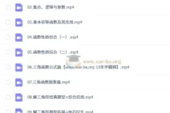 2027高三高考数学 肖晗 一轮暑假班