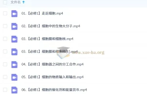 2027高中高一生物 张继光 暑假班