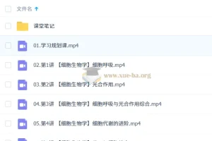 2027高三高考生物 张元振 暑假班