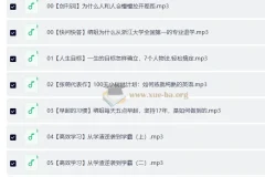 张萌 时间管理50课 （50节，音频）