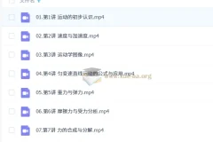 2027高中高一物理 张雯 一轮暑假班