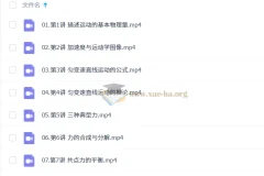 2027高中高一物理 跳跳&胡婷 一轮暑假班