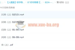 《姚老师讲物理》力学板块——功和功率［姚楷3讲全］