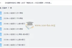 【小蓝初中语文】课程（主打“阅读公式 + 文言文精讲 + 作文素材模板 + 全程陪跑”，重方法、重落实、提分快）