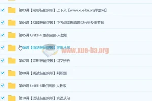 初三英语年卡尖子班（全国人教版）【71讲刘飞飞】