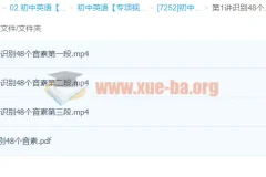 初中英语难点语法专项突破–音标类