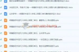 统编版初中语文大单元整体教学设计 设计与课件