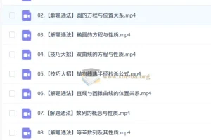 2027高中高二数学 傅博宇 一轮暑假班